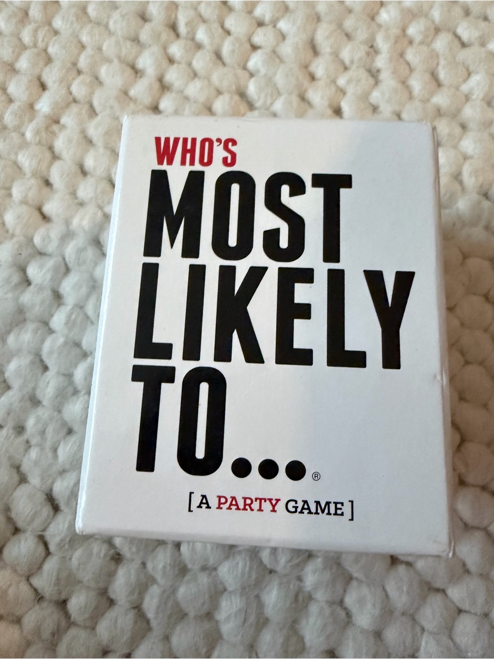 Who's Most Likely To... Party Game